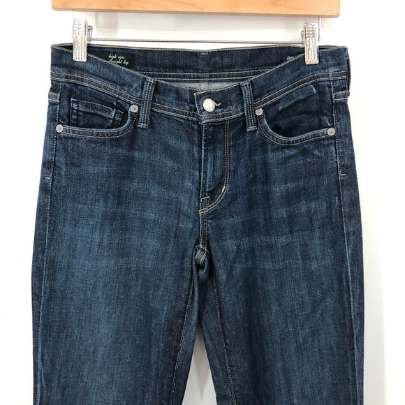 COH 26x35 Elson Straight Leg Jeans 0624 citizens of humanity dark blue - Picture 4 of 12